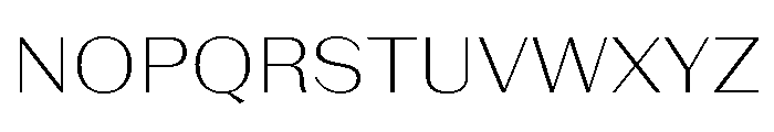 LaPontaise Thin Font UPPERCASE