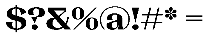 LaPontaiseChampion Bold Font OTHER CHARS