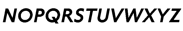 Label BoldItalic Font UPPERCASE