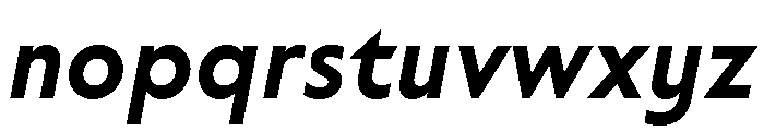 Label BoldItalic Font LOWERCASE