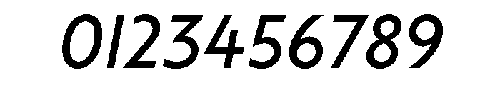 Label BookItalic Font OTHER CHARS