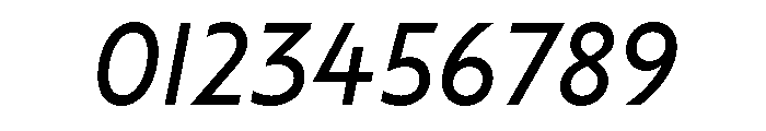 Label Italic Font OTHER CHARS
