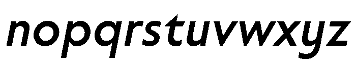 Label MediumItalic Font LOWERCASE