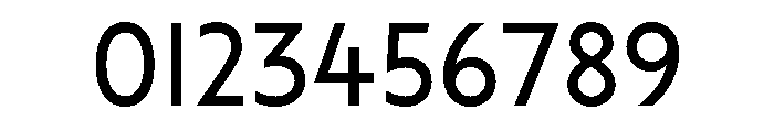 Label Regular Font OTHER CHARS