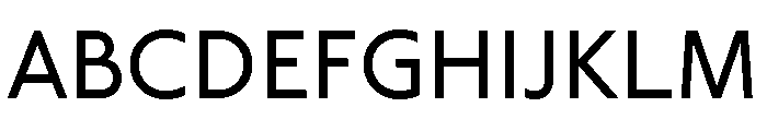 Label Regular Font UPPERCASE