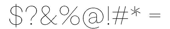 LabilGrotesk 10Hairline Font OTHER CHARS
