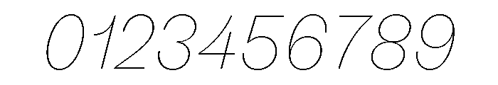 LabilGrotesk 15HairlineItalic Font OTHER CHARS