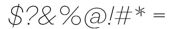 LabilGrotesk 25FineItalic Font OTHER CHARS