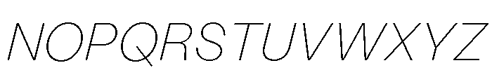 LabilGrotesk 25FineItalic Font UPPERCASE
