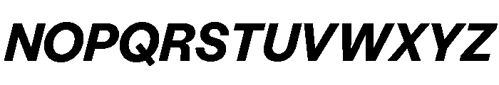 LabilGrotesk 75BoldItalic Font UPPERCASE