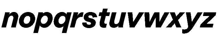 LabilGrotesk 75BoldItalic Font LOWERCASE