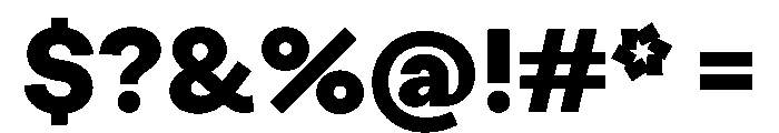 LabilGrotesk Black Instance Font OTHER CHARS