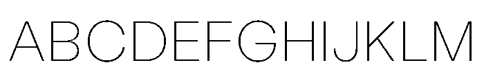 LabilGrotesk Fine Instance Font UPPERCASE