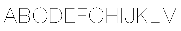 LabilGrotesk Hairline Instance Font UPPERCASE