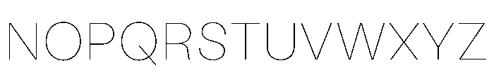 LabilGrotesk Hairline Instance Font UPPERCASE