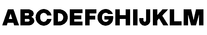 Ladna Black Font UPPERCASE