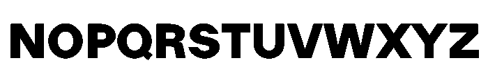 Ladna Black Font UPPERCASE