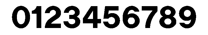 Ladna Bold Font OTHER CHARS
