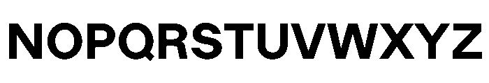 Ladna Bold Font UPPERCASE