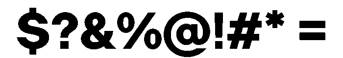 Ladna ExtraBold Font OTHER CHARS