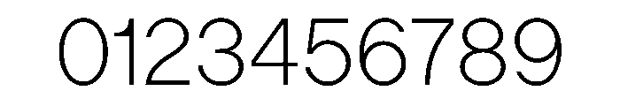 Ladna ExtraLight Font OTHER CHARS