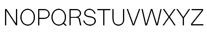 Ladna ExtraLight Font UPPERCASE