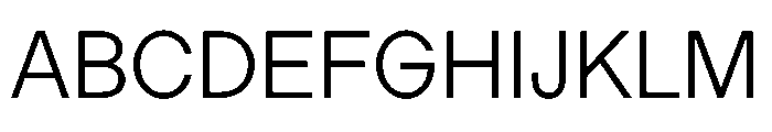 Ladna Light Font UPPERCASE