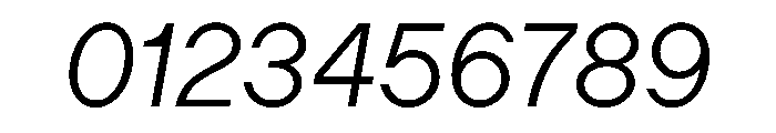 Ladna LightItalic Font OTHER CHARS