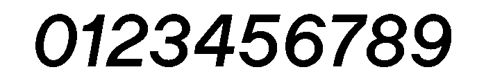 Ladna MediumItalic Font OTHER CHARS