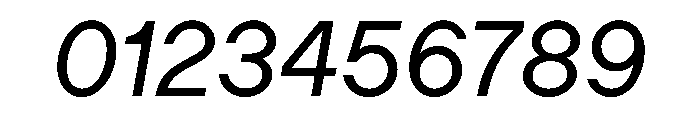 Ladna RegularItalic Font OTHER CHARS