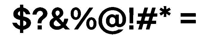Ladna SemiBold Font OTHER CHARS