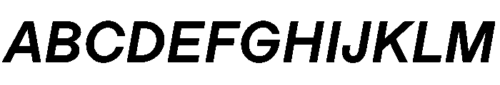 Ladna SemiBoldItalic Font UPPERCASE