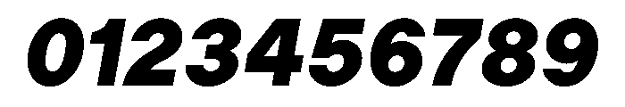 LadnaFaux BlackItalic Font OTHER CHARS