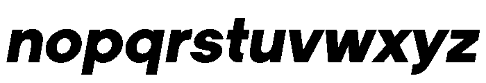 LadnaFaux BlackItalic Font LOWERCASE