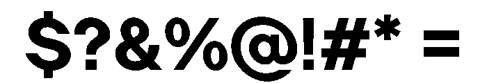 LadnaFaux Bold Font OTHER CHARS
