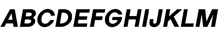 LadnaFaux BoldItalic Font UPPERCASE
