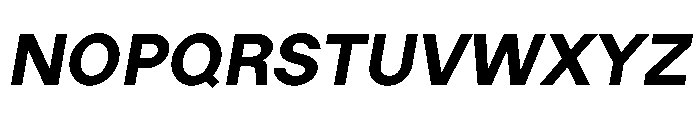 LadnaFaux BoldItalic Font UPPERCASE