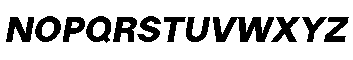 LadnaFaux ExtraBoldItalic Font UPPERCASE