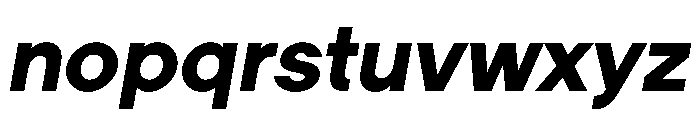 LadnaFaux ExtraBoldItalic Font LOWERCASE