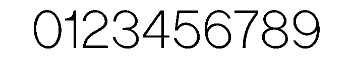 LadnaFaux ExtraLight Font OTHER CHARS