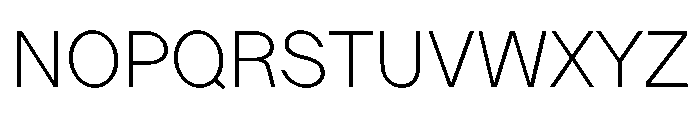 LadnaFaux ExtraLight Font UPPERCASE