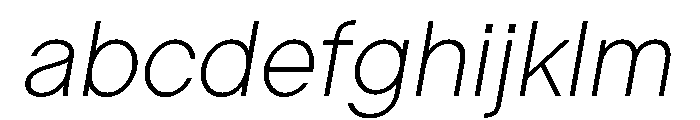LadnaFaux ExtraLightItalic FONT