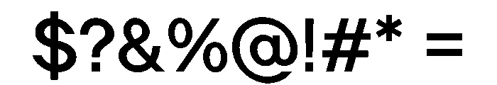 LadnaFaux Medium Font OTHER CHARS
