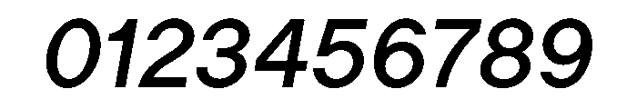 LadnaFaux MediumItalic Font OTHER CHARS