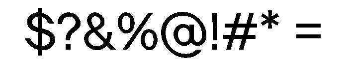 LadnaFaux Regular Font OTHER CHARS