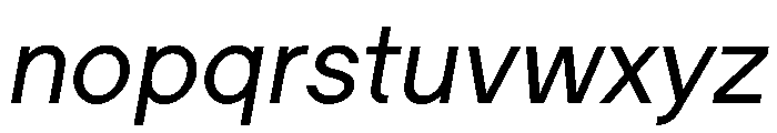 LadnaFaux RegularItalic Font LOWERCASE
