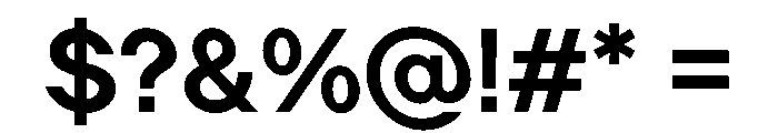 LadnaFaux SemiBold Font OTHER CHARS