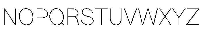 LadnaFaux Thin Font UPPERCASE