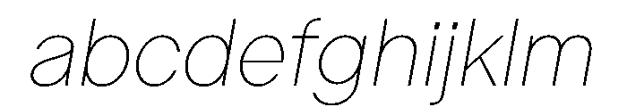 LadnaFaux ThinItalic FONT