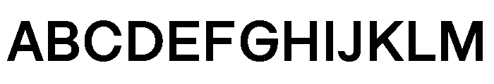 LadnaSans Medium Font UPPERCASE
